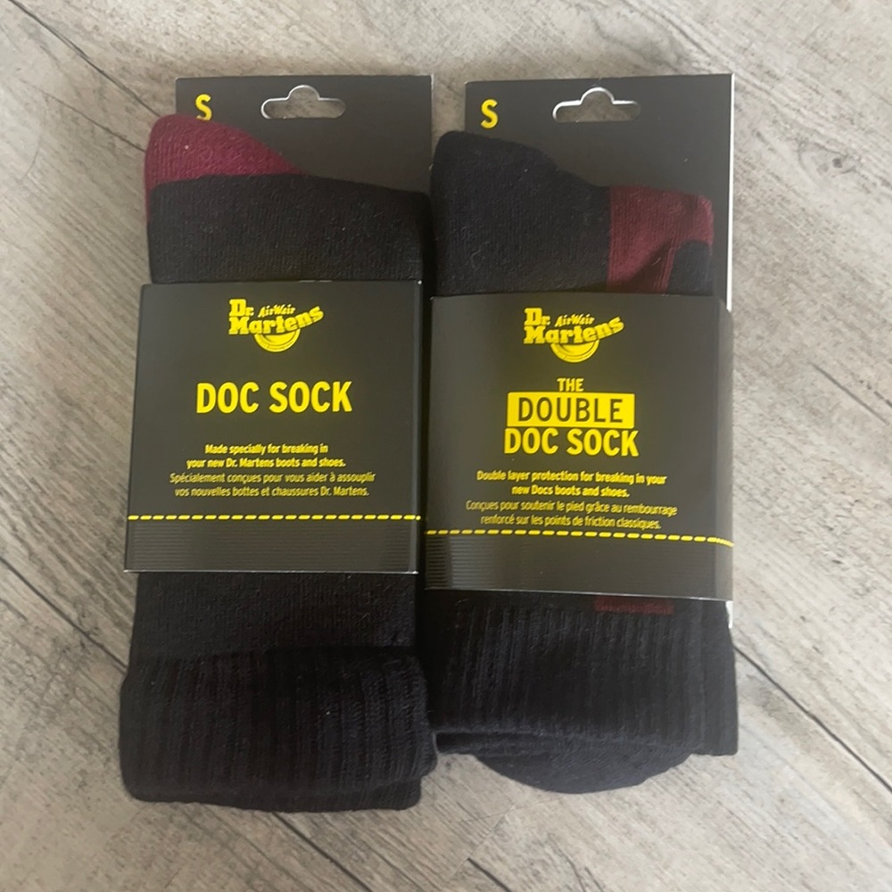Doc Marten size small socks